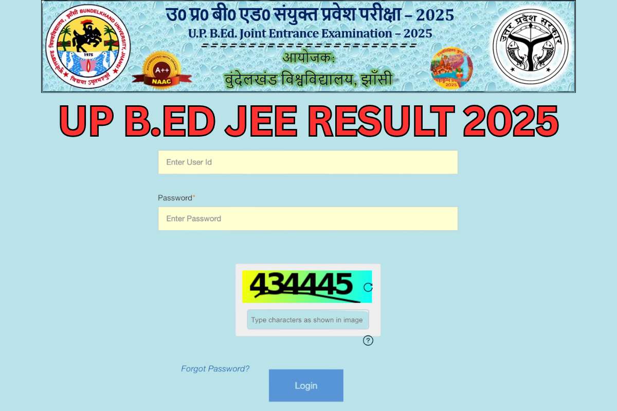 UP B.Ed JEE Result 2025